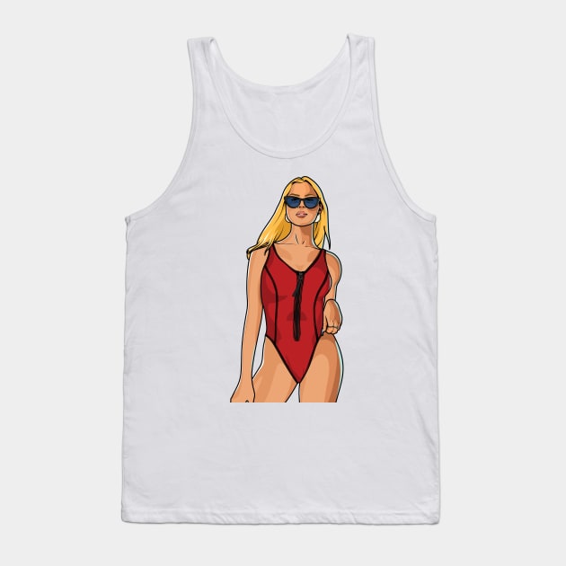 Lifeguard Tank Top by Eliane Lamoglia